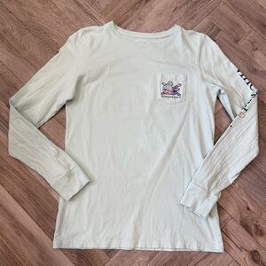 Light Green VINEYARD VINES Long Sleeve Shirt